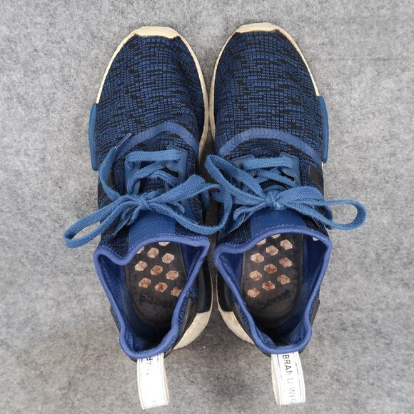 Adidas Shoes Mens 10.5 NMD R1 Sneakers Athletic Trainer Boost Running Blue Sport